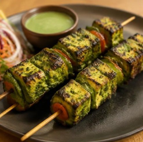 Paneer Haryali Tikka